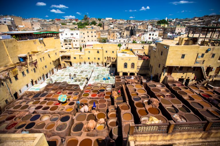 The Chouara Tannery in Fez, Morocco